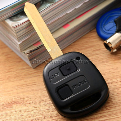 2 Buttons Keyless Entry Car Remote Key Fob Shell Case Replacement Car Key Rubber