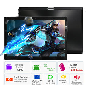 Google Play Android 7.0 OS 10" tablet Octa Core 4GB RAM 64GB Kids Tablets