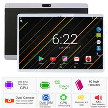 Load image into Gallery viewer, 10&quot; Octa Core 4G LTE Tablet 4GB RAM 64GB ROM Android 7.0 GPS Tablet