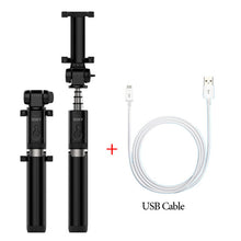 Load image into Gallery viewer, 3 in 1 Selfie Stick Phone Tripod Extendable 26&quot; Monopod with Bluetooth Remote