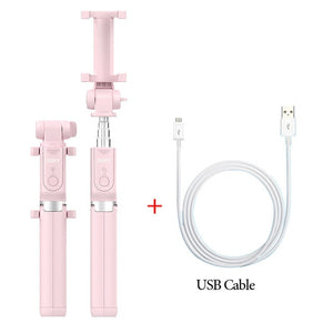 3 in 1 Selfie Stick Phone Tripod Extendable 26" Monopod with Bluetooth Remote