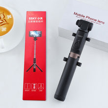 Load image into Gallery viewer, 3 in 1 Selfie Stick Phone Tripod Extendable 26&quot; Monopod with Bluetooth Remote