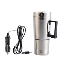 Load image into Gallery viewer, 300ml Car Based Heating Stainless Steel Cup Travel Coffee Tea Cigarette Lighter