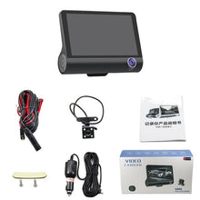 Load image into Gallery viewer, 4.0&quot; 1080P Dual Lens Full HD Car DVR Camera 170 Degree Rearview Camera G-sensor