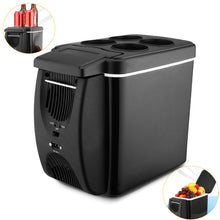 Load image into Gallery viewer, 6L Mini Car Refrigerators Fridge 2 in 1 Cooler Warmer Icebox 12V Travel Cooler