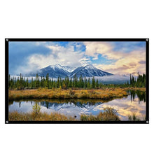 Load image into Gallery viewer, ALLOYSEED Portable Fold 120&quot; Fabric Wall Hanging Projection Screen HD 3D LED