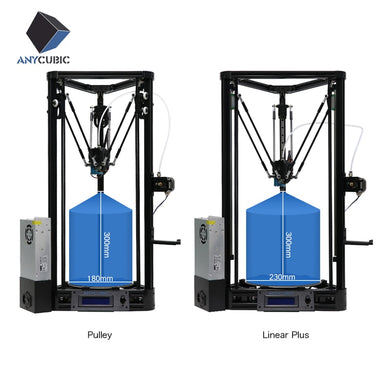 ANYCUBIC 3D Printer Pulley Plus Half Assembled with Auto Leveling Large 3D Printing