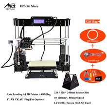 Load image into Gallery viewer, Anet A8 Auto 3D Printer 0.4mm Nozzle Reprap i3 Aluminium Alloy Hotbed Printer DIY