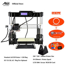 Load image into Gallery viewer, Anet A8 Auto 3D Printer 0.4mm Nozzle Reprap i3 Aluminium Alloy Hotbed Printer DIY