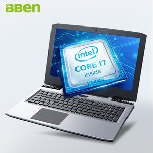 BBEN G16 15.6" Windows 10 Intel I7 7700HQ CPU NVIDIA GTX1060 GDDR5 6GRam FHD1920*1080 8G DDR4 Ram HDD+SSD Option Backlit Keybord
