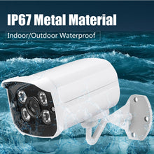 Load image into Gallery viewer, BESDER Wide Angle 2.8mm Outdoor IP Camera PoE 1080P 960P 720P Metal Case ONVIF Security Waterproof IP Camera CCTV 4PCS ARRAY LED