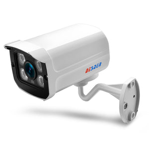 BESDER Wide Angle 2.8mm Outdoor IP Camera PoE 1080P 960P 720P Metal Case ONVIF Security Waterproof IP Camera CCTV 4PCS ARRAY LED