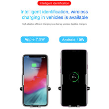 Load image into Gallery viewer, Baseus Qi Car Wireless Charger For iPhone Xs Max XR X Samsung Intelligent Infrared