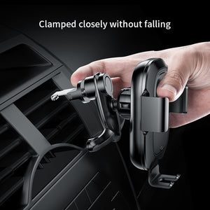 Baseus Qi Car Wireless Charger For iPhone Xs Max XR X Samsung Intelligent Infrared