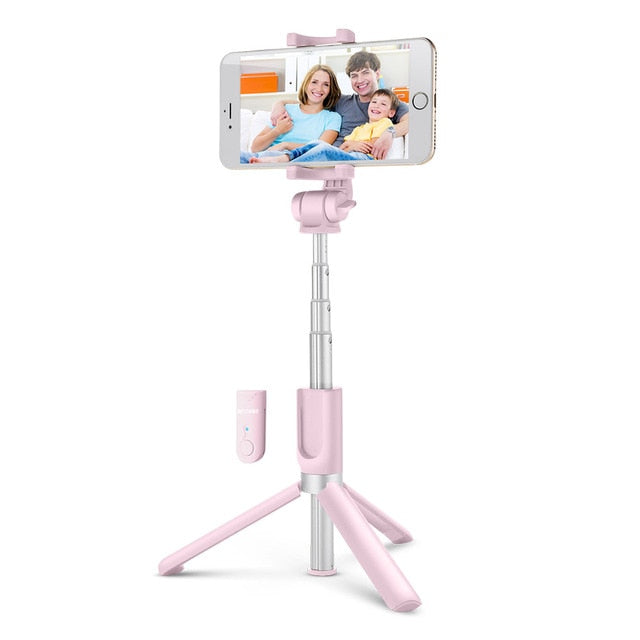 BlitzWolf 3 in 1 Wireless Bluetooth Selfie Stick Mini Tripod Extendable Monopod Universal For iPhone XR X 7 6s Plus For Samsung