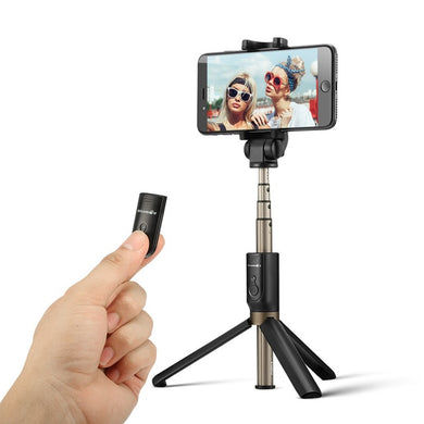 BlitzWolf 3 in 1 Wireless Bluetooth Selfie Stick Mini Tripod Extendable Monopod Universal For iPhone XR X 7 6s Plus For Samsung