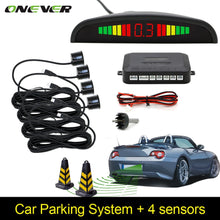 Load image into Gallery viewer, Car Auto Parktronic LED Parking Sensor With 4 Sensors Reverse Backup Car Parking Radar Monitor Detector System Backlight Display