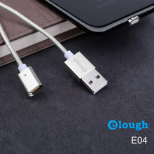 Load image into Gallery viewer, Elough E04 Magnetic Charger Cable For iPhone 5 5s 6 6s 7 Plus Phones Fast Charge Max 2.4A Nylon Magnet Charger Data Cables Wire