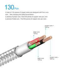 Load image into Gallery viewer, Elough E04 Magnetic Charger Cable For iPhone 5 5s 6 6s 7 Plus Phones Fast Charge Max 2.4A Nylon Magnet Charger Data Cables Wire