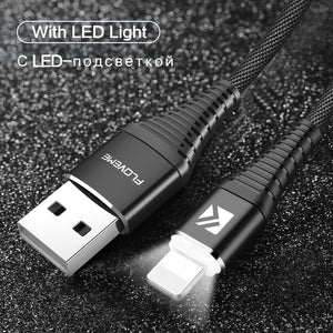 1M LED Lighting USB Cable For iPhone Plus Charger For Lightning Cable