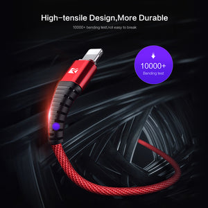 1M LED Lighting USB Cable For iPhone Plus Charger For Lightning Cable