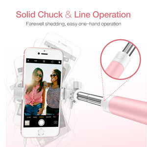 Wired Selfie Stick For iPhone