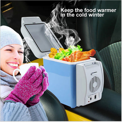 7.5L Mini Multi-Function Car Refrigerator With Warm Temperature Control