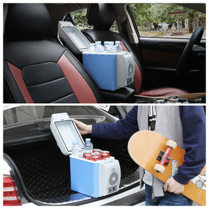 7.5L Mini Multi-Function Car Refrigerator With Warm Temperature Control