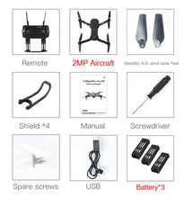 Load image into Gallery viewer, Hot Sale Eachine E58 WIFI FPV With Wide Angle 2 MP HD Camera High Hold Mode Foldable Arm RC Quadcopter RTF VS DJI Mavic Pro