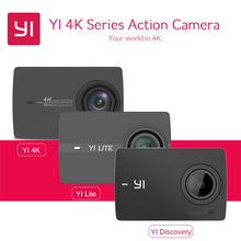 Load image into Gallery viewer, [International] YI 4K &amp; YI Lite &amp; YI Discovery 4K Action Camera 1080P 60fps WIFI Bluetooth Waterproof Touch Screen Sport DVRs