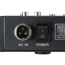Load image into Gallery viewer, LEORY 6 Channel Karaoke Audio Mixer With USB 48V Phantom Power Bluetooth Professional Microphone Sound Mixing Amplifier Console