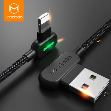 MCDODO USB Cable For iPhone Apple X XS MAX XR 8 7 6 5 6s plus Cable Fast Charging Cable Mobile Phone Charger Cord Usb Data Cable