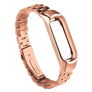 Mi Band 3 Wrist Strap Metal For Xiaomi Mi Band 3 Bracelet Screwless Stainless Steel Miband 3 Wristband Miband 3 Strap correa