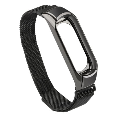 Mi Band 3 Wrist Strap Metal For Xiaomi Mi Band 3 Bracelet Screwless Stainless Steel Miband 3 Wristband Miband 3 Strap correa