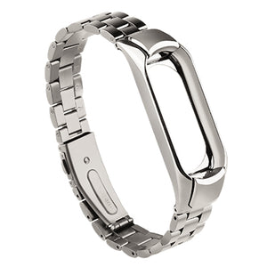 Mi Band 3 Wrist Strap Metal For Xiaomi Mi Band 3 Bracelet Screwless Stainless Steel Miband 3 Wristband Miband 3 Strap correa