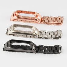 Load image into Gallery viewer, Mi Band 3 Wrist Strap Metal For Xiaomi Mi Band 3 Bracelet Screwless Stainless Steel Miband 3 Wristband Miband 3 Strap correa