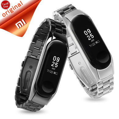 Mi Band 3 Wrist Strap Metal For Xiaomi Mi Band 3 Bracelet Screwless Stainless Steel Miband 3 Wristband Miband 3 Strap correa