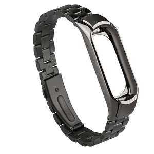 Mi Band 3 Wrist Strap Metal For Xiaomi Mi Band 3 Bracelet Screwless Stainless Steel Miband 3 Wristband Miband 3 Strap correa