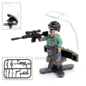 Military Swat Police Gun Weapons Pack Army soldiers building blocks Brick Set Model MOC Arms City Police Military Series