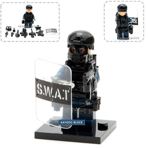 Military Swat Police Gun Weapons Pack Army soldiers building blocks Brick Set Model MOC Arms City Police Military Series