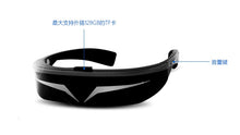Load image into Gallery viewer, New Upgraded Version! 1080P 98inch V-Screen Android5.1 OS WiFi Touch-Button Track Ball MiniPC 3D Smart Video Glasses