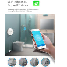 Load image into Gallery viewer, Smart WiFi Water Sensor Flood and Leak Detector Alarm and App Notification Alerts No Expensive Hub Required Water Leakage Sensor