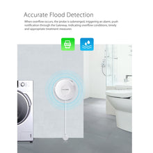 Load image into Gallery viewer, Smart WiFi Water Sensor Flood and Leak Detector Alarm and App Notification Alerts No Expensive Hub Required Water Leakage Sensor