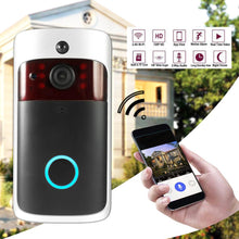 Load image into Gallery viewer, Smart Wireless WiFi Security DoorBell Visual Recording Consumption Remote Home Monitoring Night Vision Smart Video Door Phone