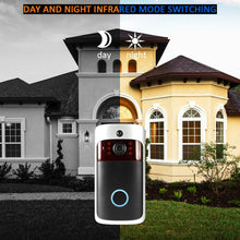 Load image into Gallery viewer, Smart Wireless WiFi Security DoorBell Visual Recording Consumption Remote Home Monitoring Night Vision Smart Video Door Phone