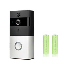 Load image into Gallery viewer, WIFI Video doorbell camera intercom system wireless home ip door bell phone chime w/ PIR 2 way audio iOS Android battery powered