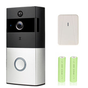 WIFI Video doorbell camera intercom system wireless home ip door bell phone chime w/ PIR 2 way audio iOS Android battery powered