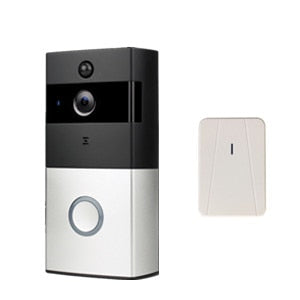 WIFI Video doorbell camera intercom system wireless home ip door bell phone chime w/ PIR 2 way audio iOS Android battery powered