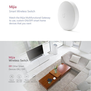 Xiaomi MIJIA Aqara Wireless Switch Mini ZigBee Version With Gyro Smart Home Remote Control Center for Mi Home APP Gateway Hub