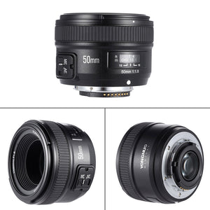 YONGNUO YN50mm F1.8 Large Aperture Auto Focus Lens For Nikon D800 D300 D700 D3200 D3300 D5100 D5200 D5300 DSLR Camera Lens